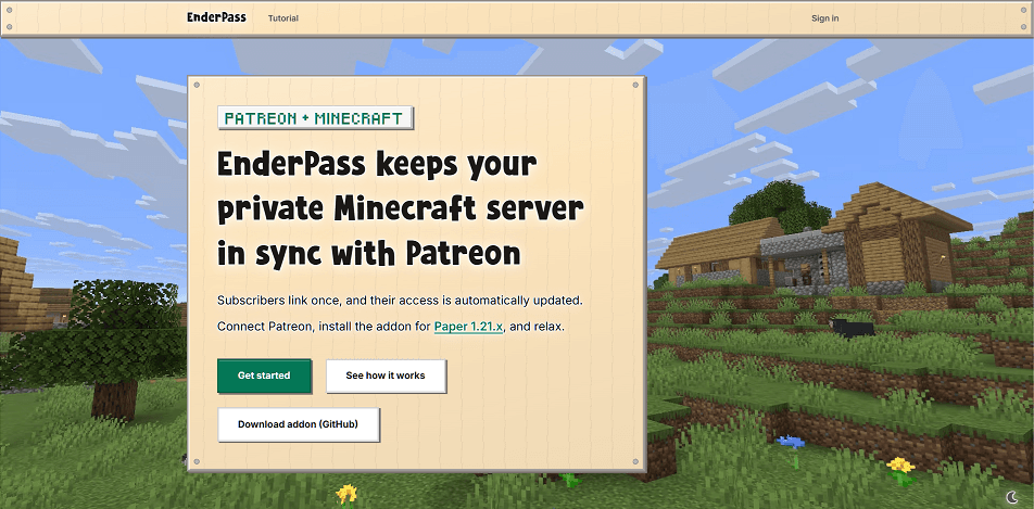 EnderPass application screenshot